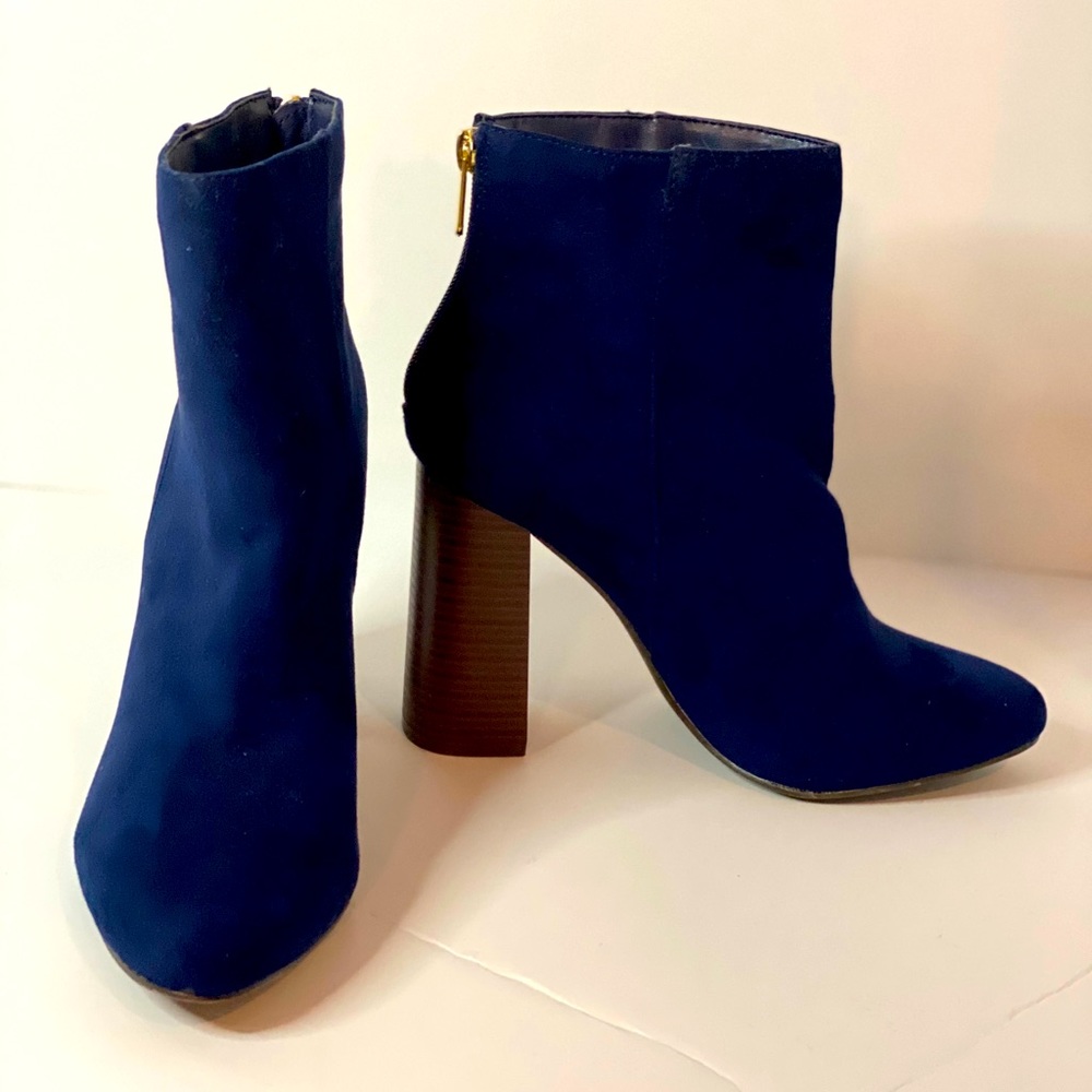 Brand New Blue Ankle Boots